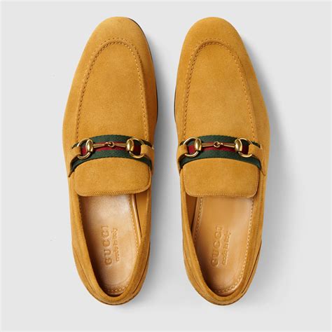 gucci suede loafers horebits